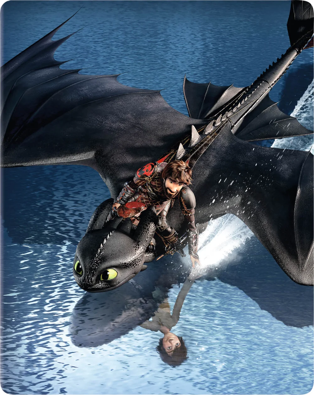 How to Train Your Dragon: The Hidden World 3D – (Includes 2D Blu-ray) Zavvi Exclusive Limited Edition Steelbook Image 1