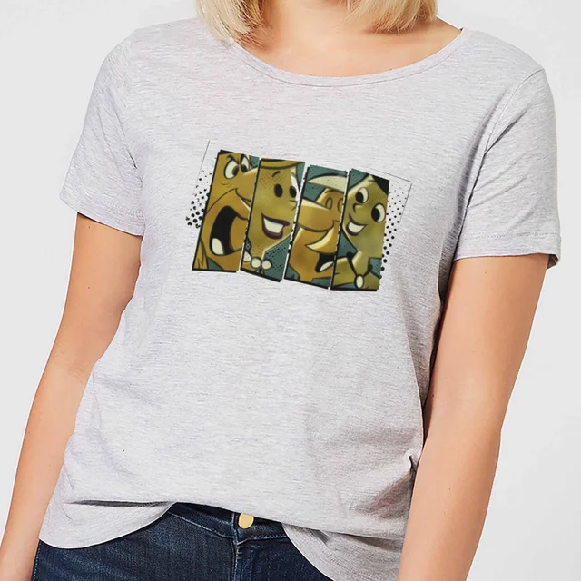 The Flintstones Vintage Women's T-Shirt - Grey