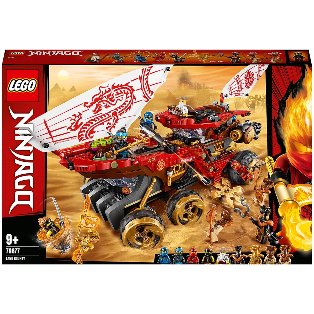LEGO NINJAGO: Land Bounty Toy Truck Ninja Car for Kids (70677) Image 1