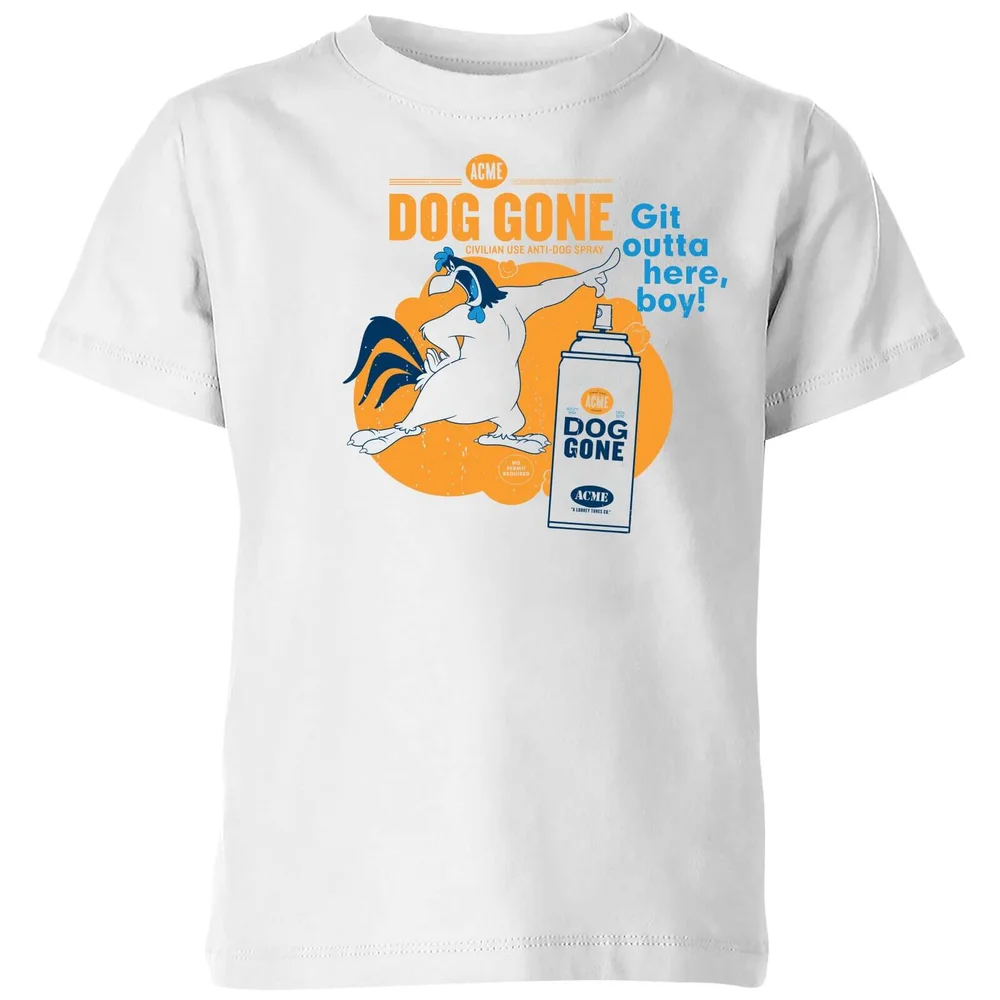 Looney Tunes ACME Dog Gone Kids' T-Shirt - White - 11-12 Years Image 1
