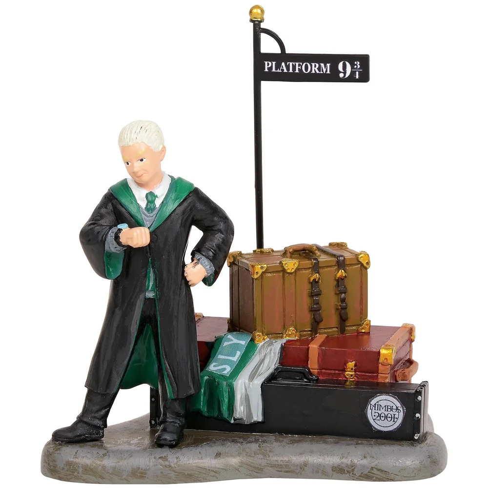 Harry Potter Village Draco Malfoy at Platform 9 3/4 Figure 9.0cm Image 1