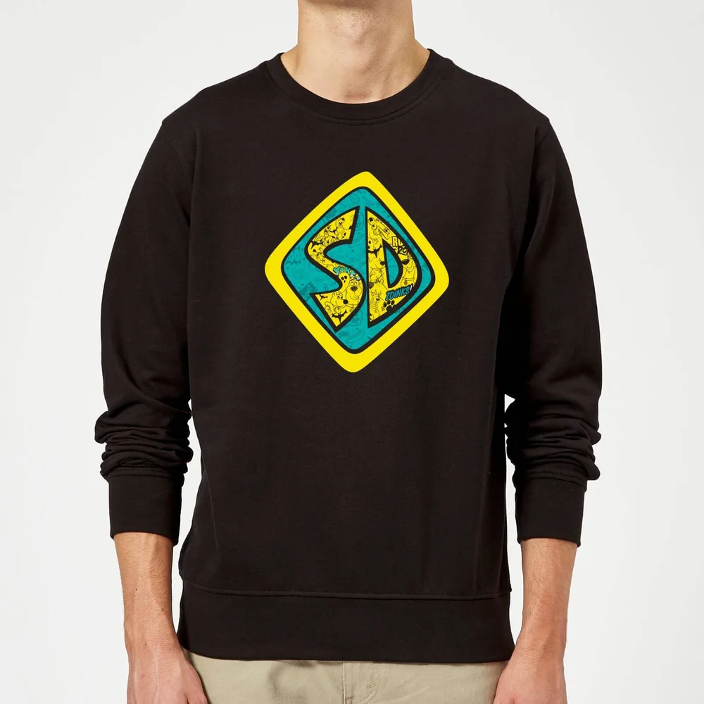 Scooby Doo Emblem Sweatshirt - Black - S Image 1