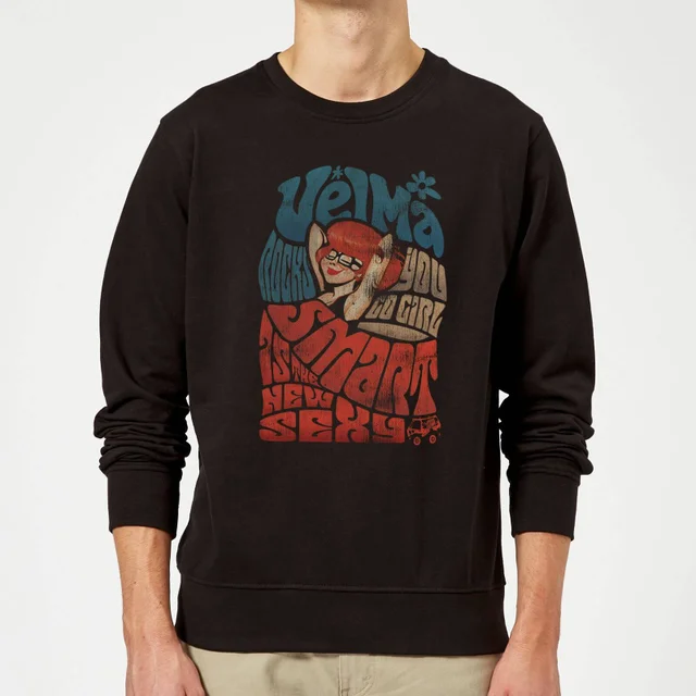 Scooby Doo Smart Is The New Sexy Sweatshirt - Black