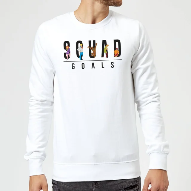 Scooby Doo Squad Goals Sweatshirt - White