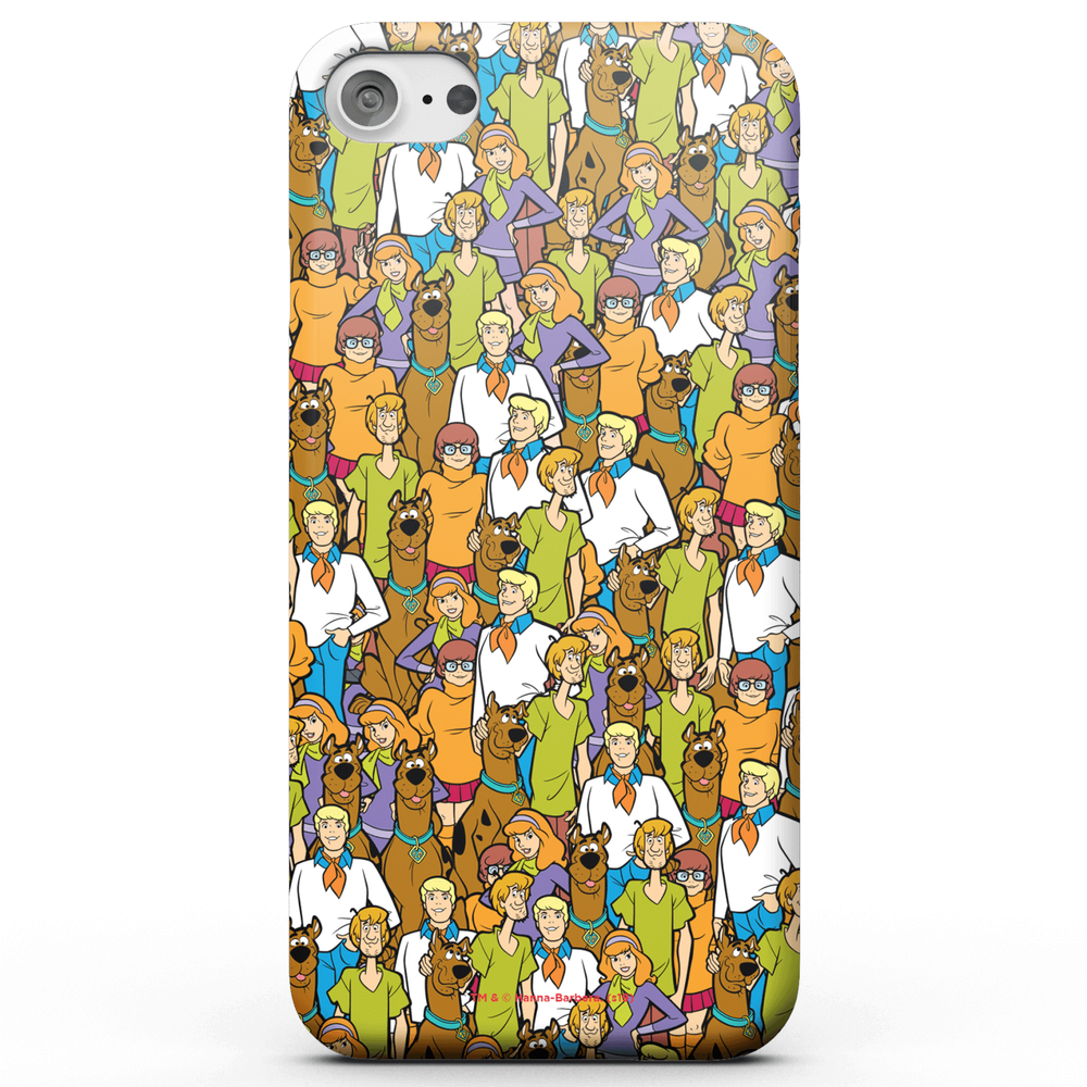 Scooby Doo Character Pattern Phone Case for iPhone and Android - iPhone 5/5s - Snap Case - Matte Image 1