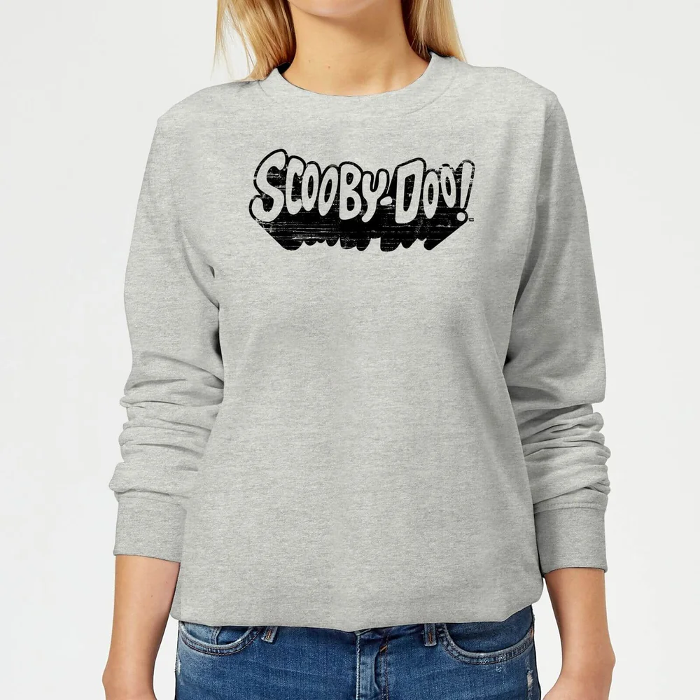 Scooby Doo Retro Mono Logo Women's Sweatshirt - Grey - 3XL - Grey Image 1