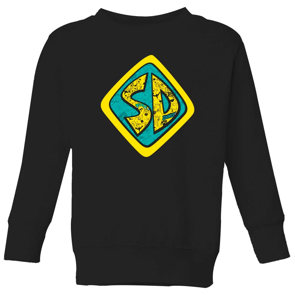 Scooby Doo Emblem Kids' Sweatshirt - Black - 3-4 Years Image 1