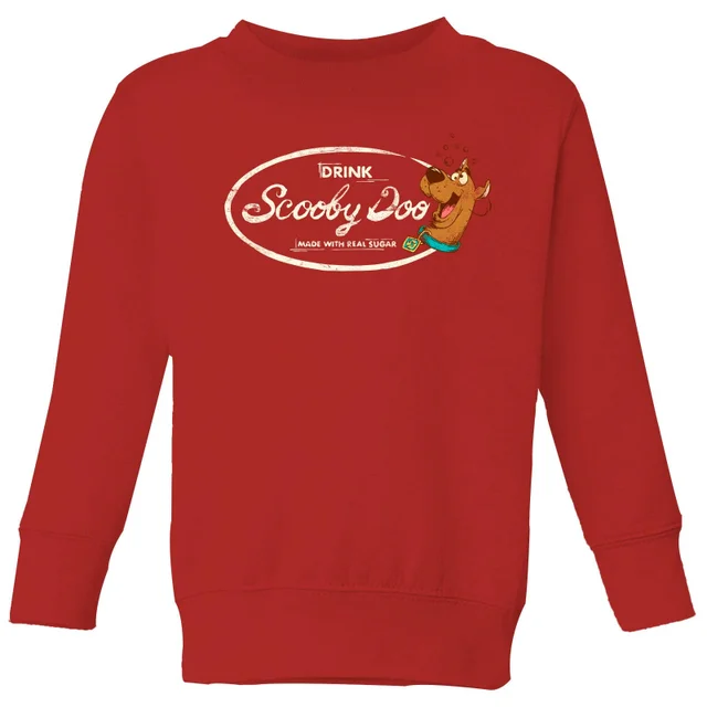 Scooby Doo Cola Kids' Sweatshirt - Red