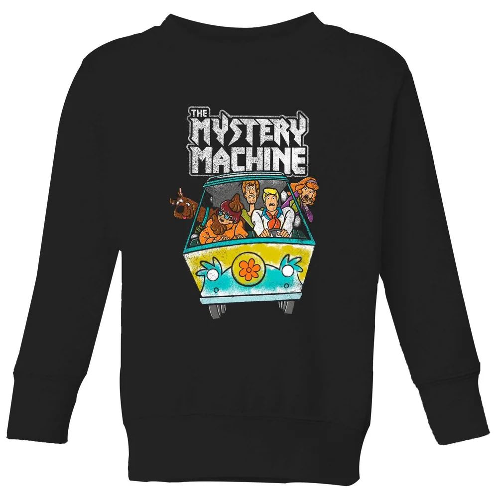 Scooby Doo Mystery Machine Heavy Metal Kids' Sweatshirt - Black - 3-4 Years Image 1