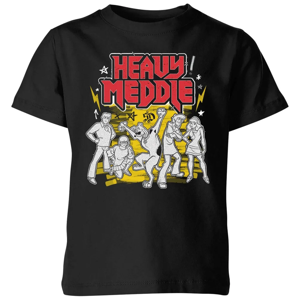 Scooby Doo Heavy Meddle Kids' T-Shirt - Black - 3-4 Years Image 1
