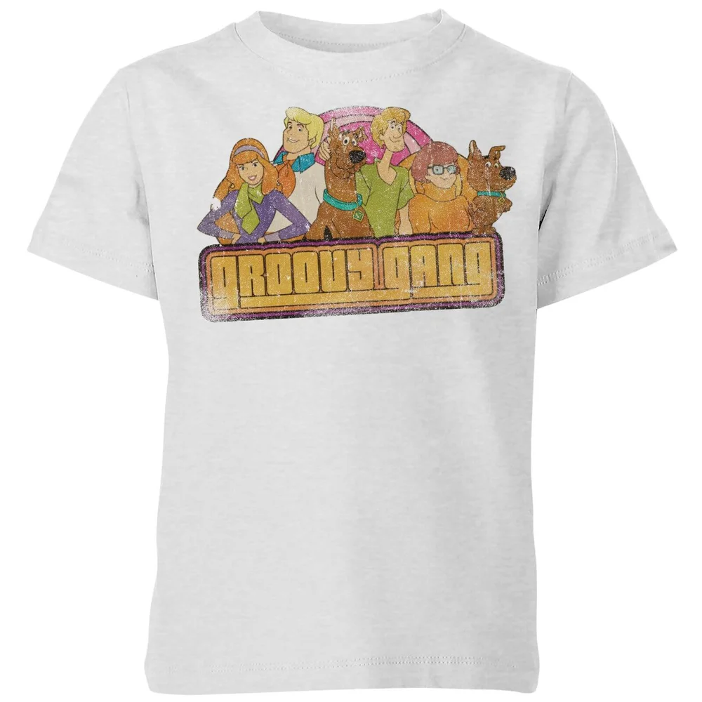 Scooby Doo Groovy Gang Kids' T-Shirt - Grey - 3-4 Years Image 1