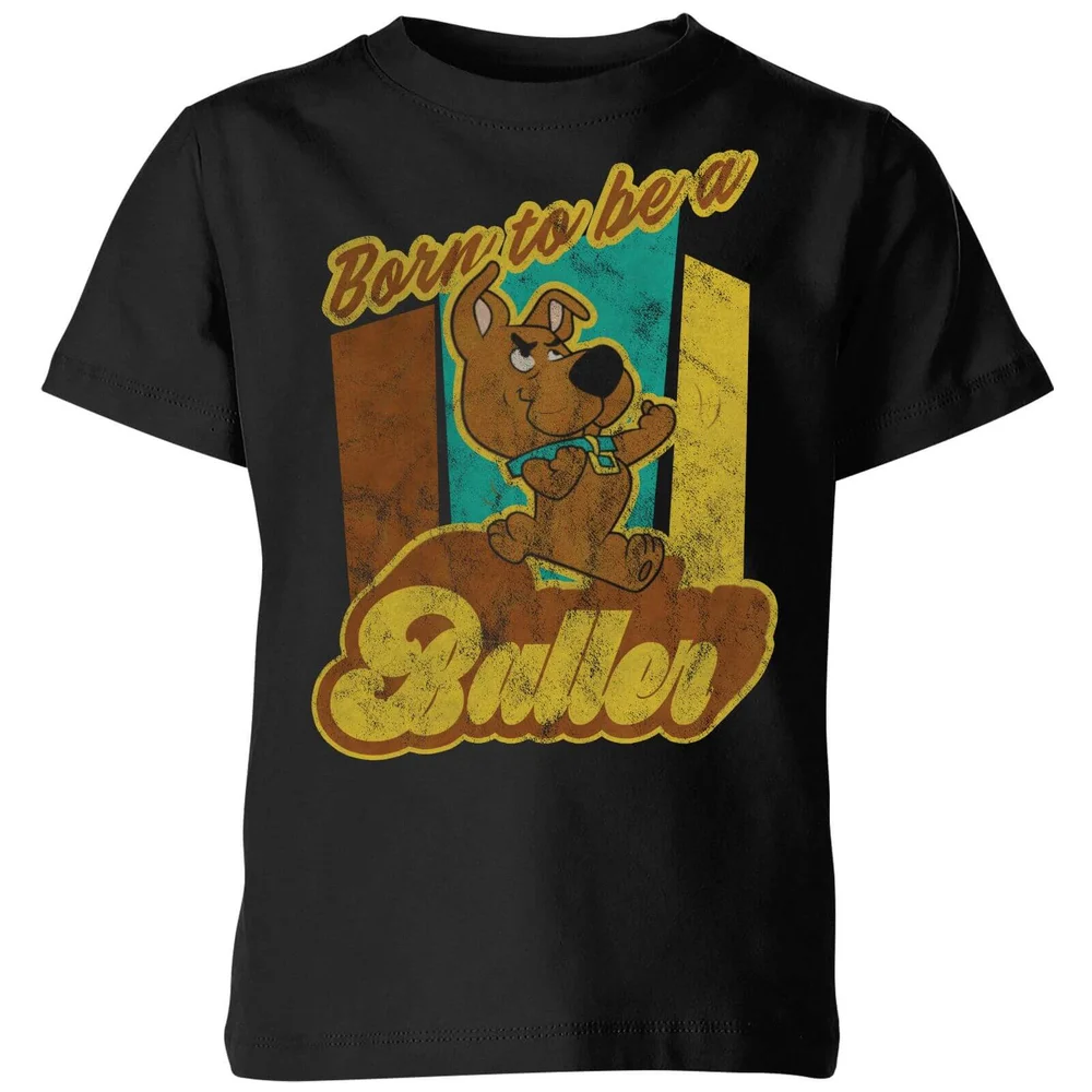 Scooby Doo Born To Be A Baller Kids' T-Shirt - Black - 3-4 Years Image 1