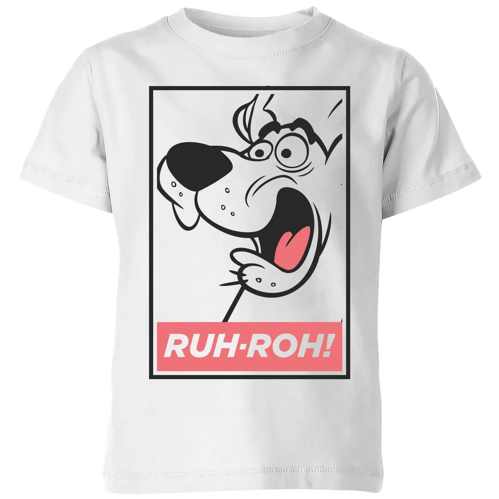 Scooby Doo Ruh-Roh! Kids' T-Shirt - White - 3-4 Years Image 1
