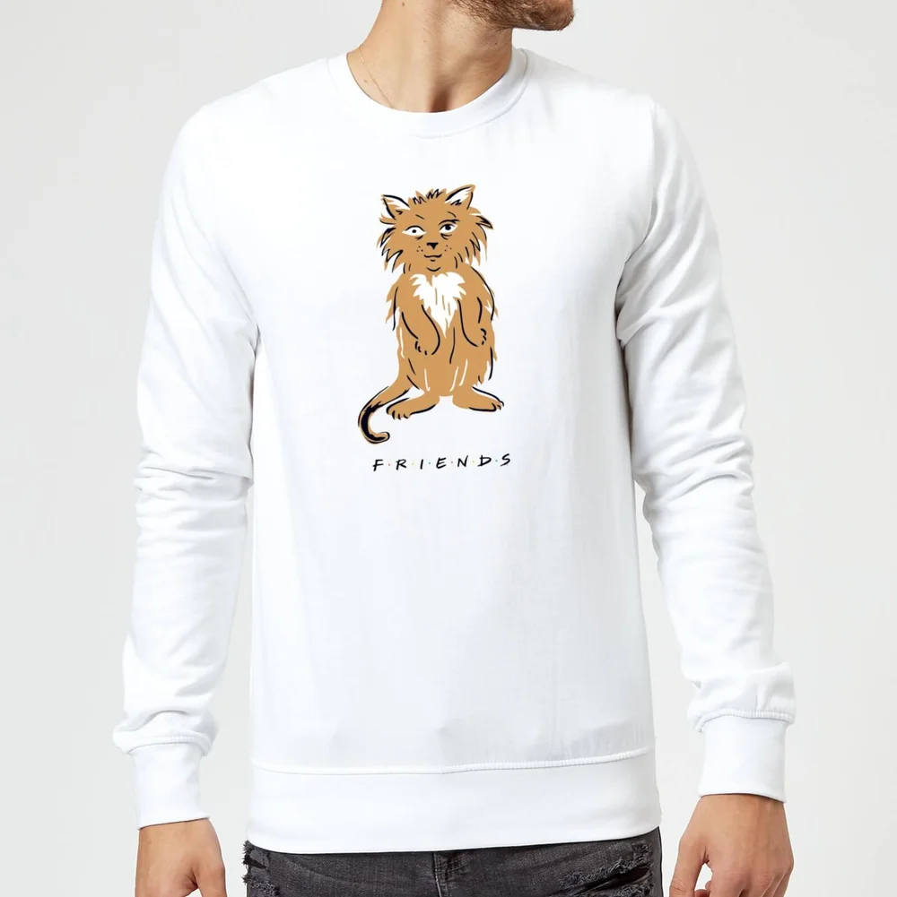 Friends Smelly Cat Sweatshirt - White - S Image 1