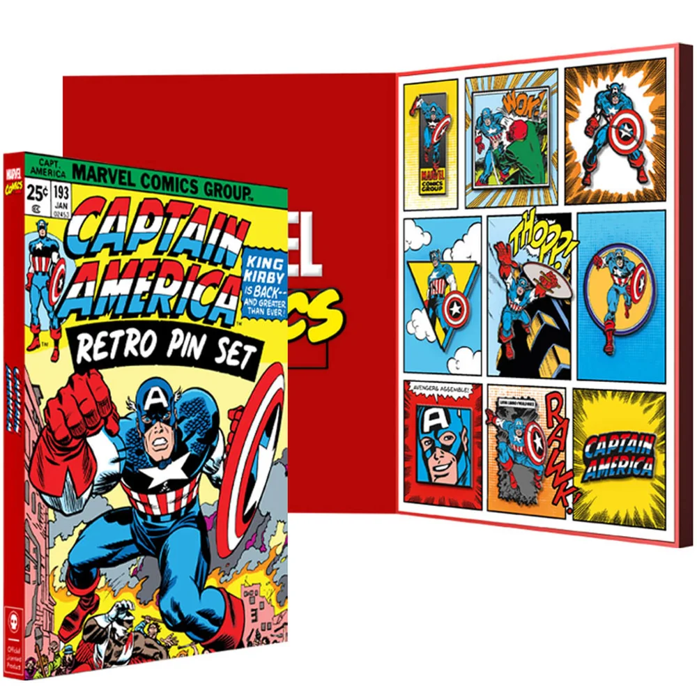 Captain America Pin Set Image 1