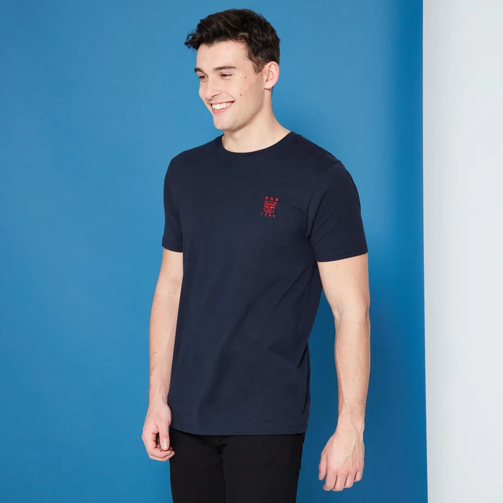 Transformers Autobot Embroidered Emblem T-Shirt - Navy - S Image 1