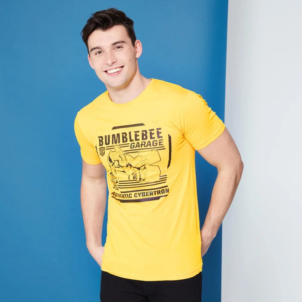 Transformers Bumblebee Garage T-Shirt - Yellow - S Image 1