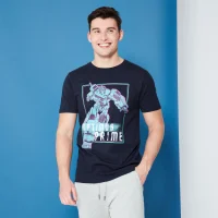 Transformers Optimus Prime Neon T-Shirt - Navy