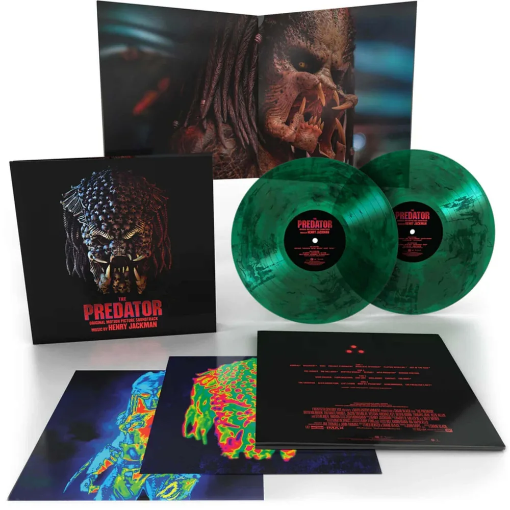 The Predator (Original Motion Picture Soundtrack) 140g Vinyl 2LP (Green Hunter & Black Smoke) Image 1