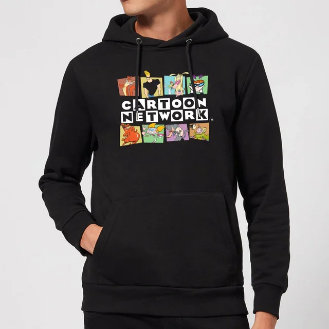 Cartoon Network Logo Characters Hoodie - Black