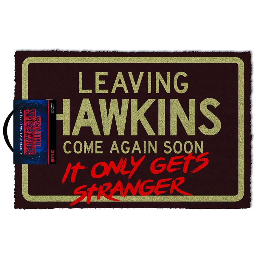 Stranger Things (Leaving Hawkins) Doormat - Zavvi Exclusive Image 1