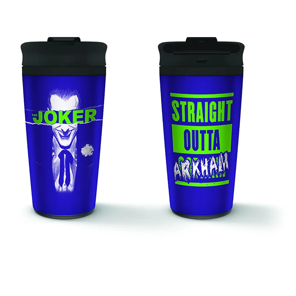 Joker (Arkham) Metal Travel Mug Image 1