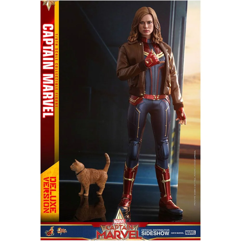 Hot Toys Captain Marvel Movie Masterpiece Action Figure 1/6 Captain Marvel Deluxe Ver. 29 cm Image 1