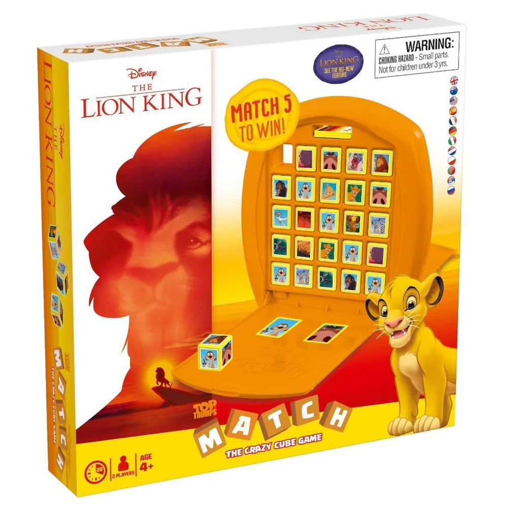 Top Trumps Match Board Game - The Lion King Edition Image 1