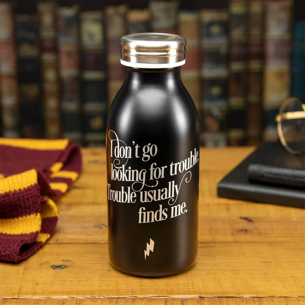 Harry Potter Trouble Water Bottle Image 1