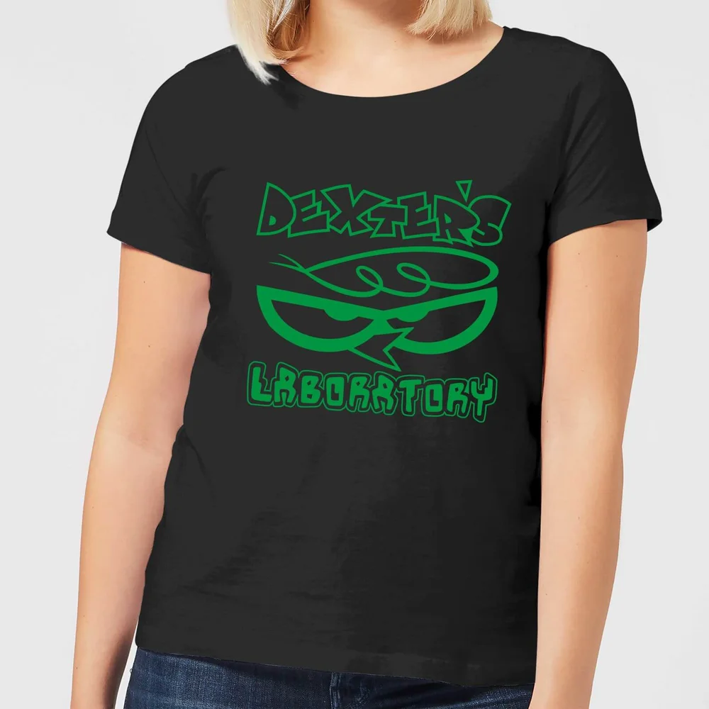 Dexters Lab Logo Women's T-Shirt - Black - XS Image 1
