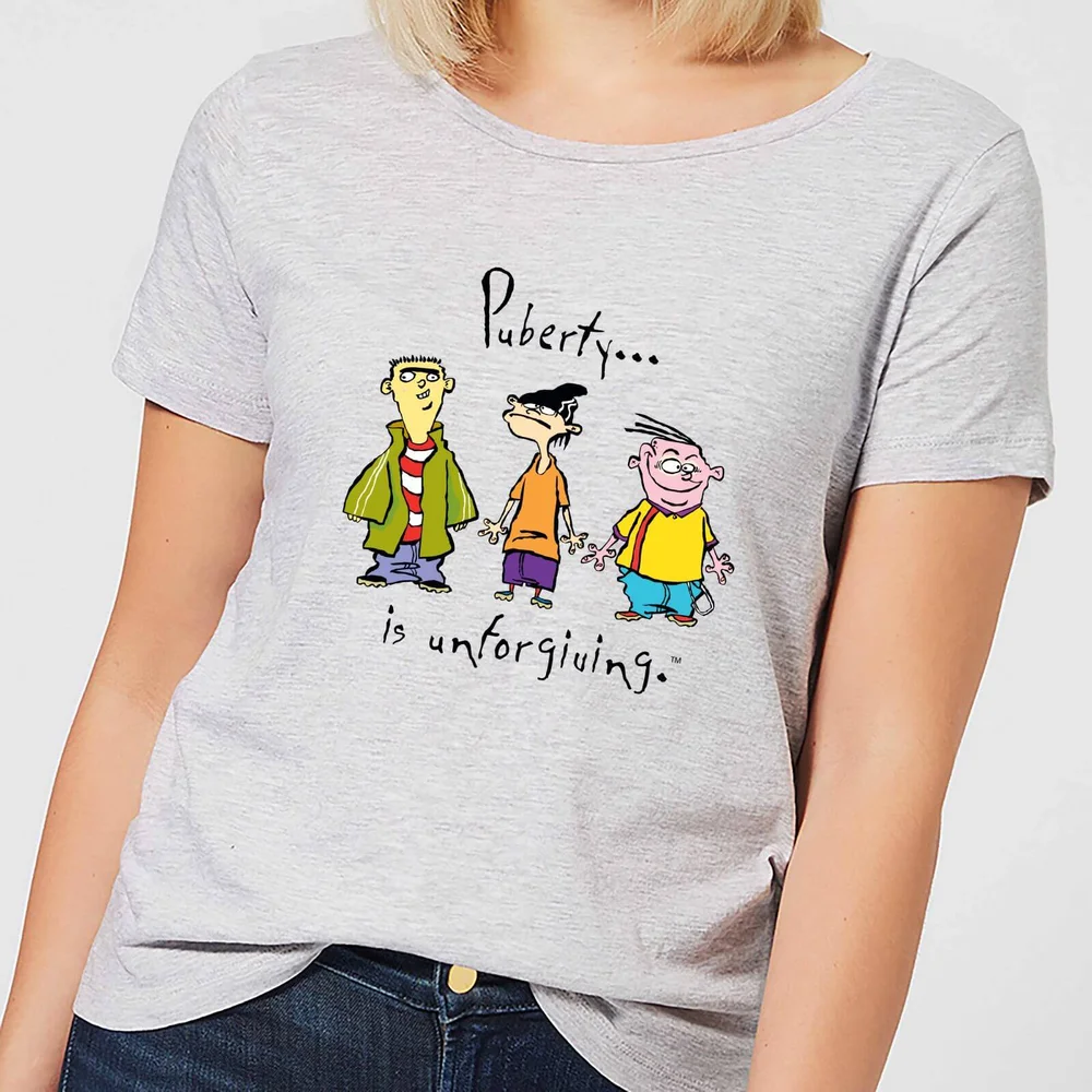 Ed, Edd n Eddy Puberty Is Unforgiving Women's T-Shirt - Grey - XS Image 1