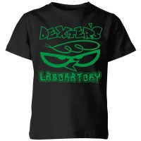 Dexters Lab Logo Kids' T-Shirt - Black - undefined undefined