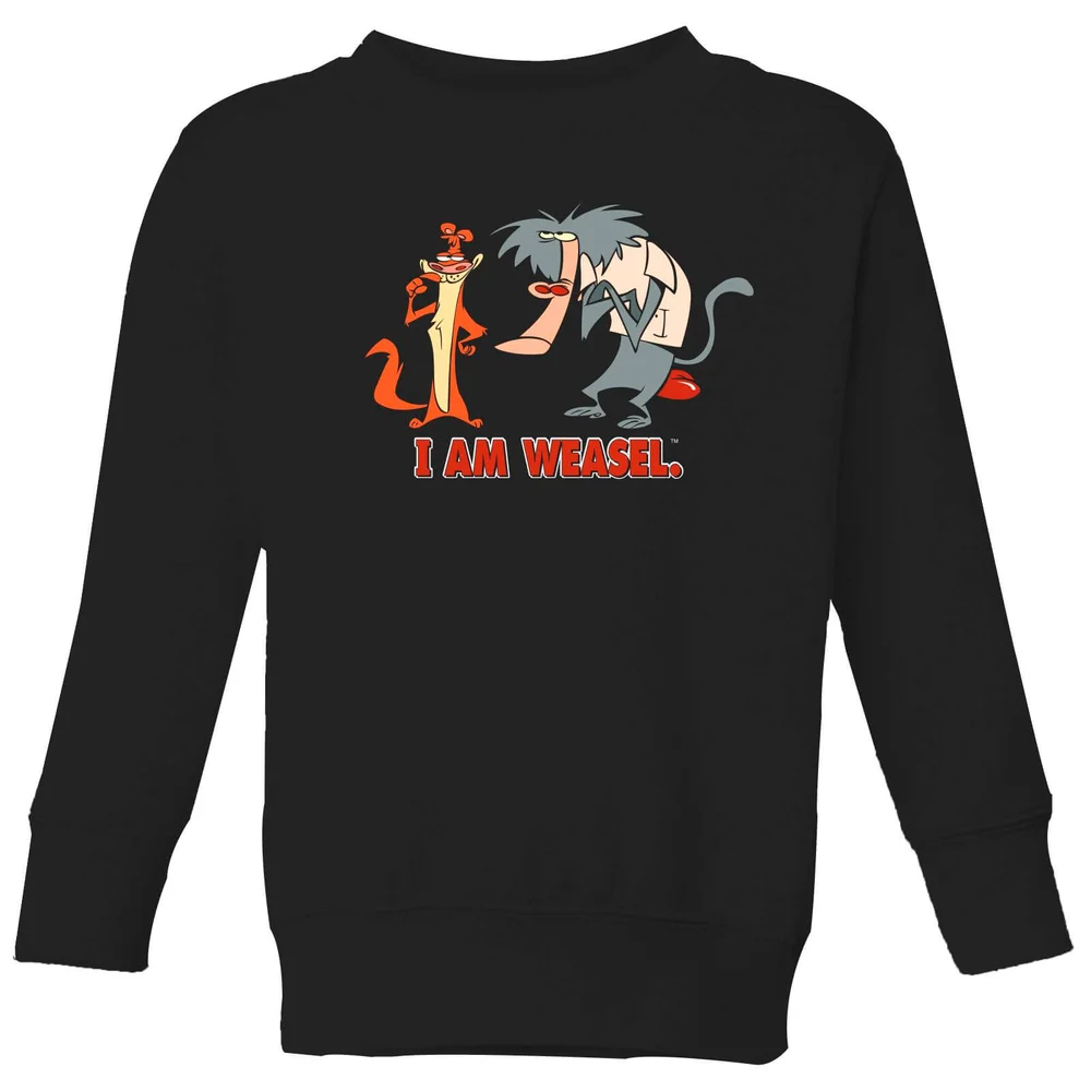 I Am Weasel Characters Kids' Sweatshirt - Black - 3-4 Years Image 1