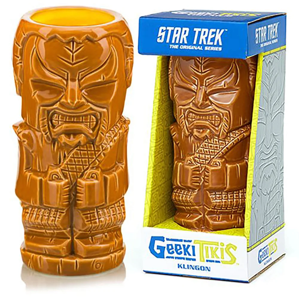 Beeline Creative Star Trek: TOS Klingon 16 oz. Geeki Tikis Mug Image 1
