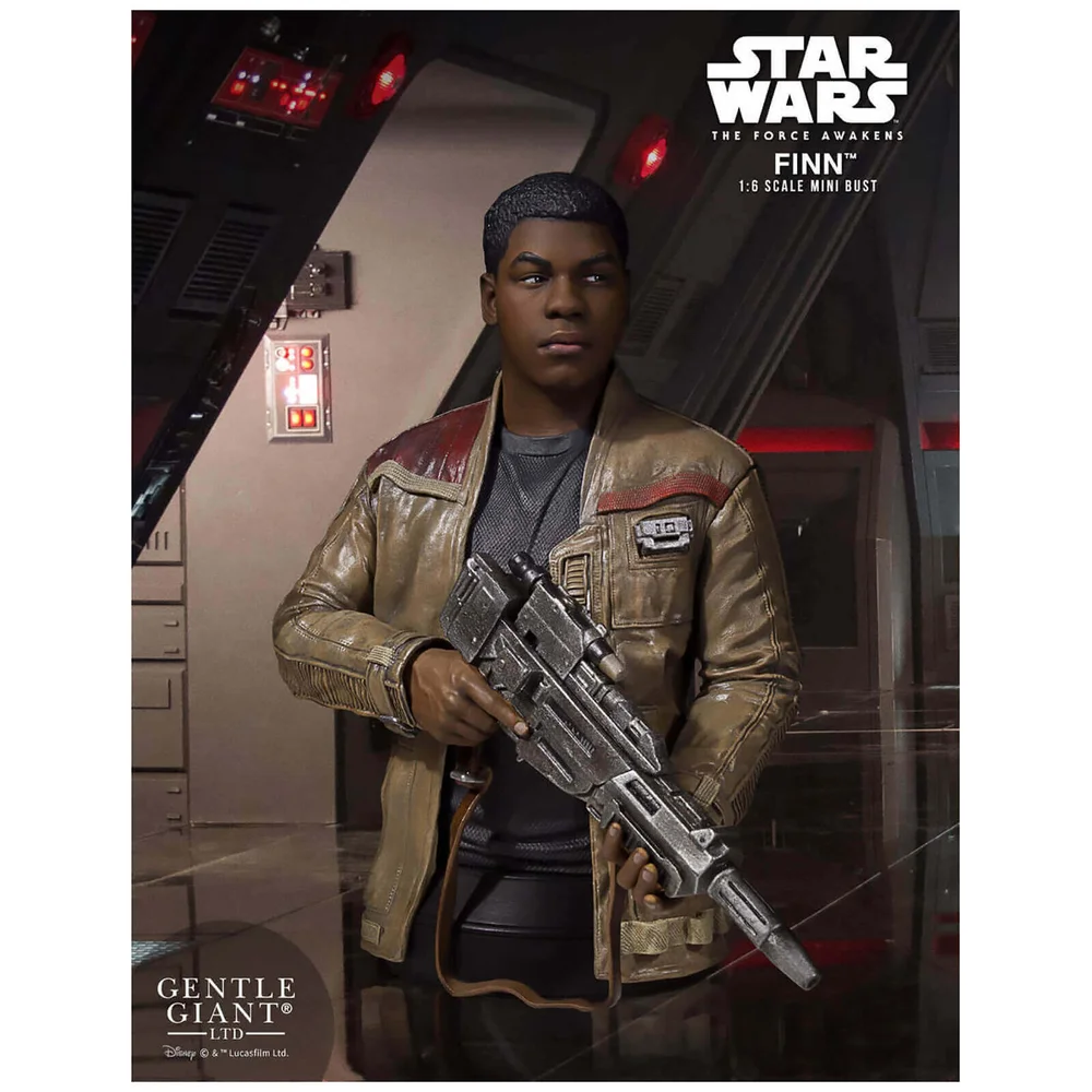 Gentle Giant Star Wars Force Awakens Finn 1/6 Mini Bust - 17cm Image 1