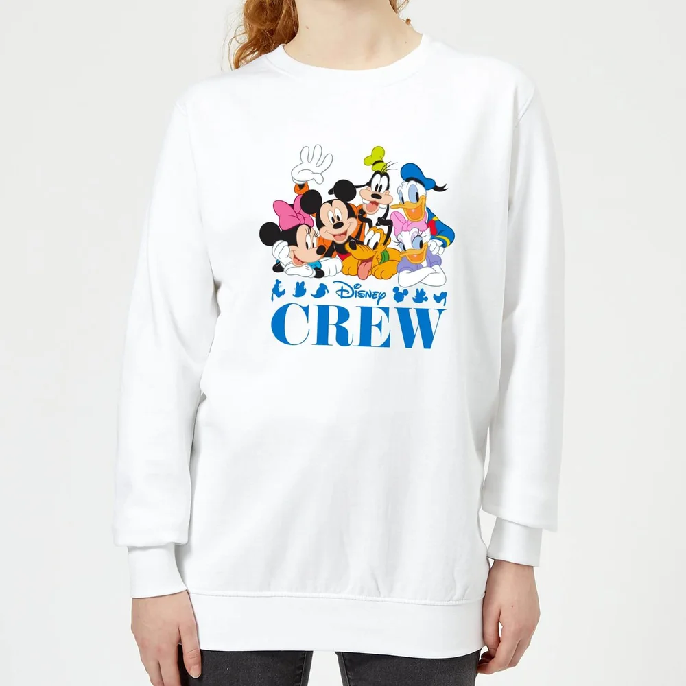 Disney Crew Women's Sweatshirt - White - XS Image 1