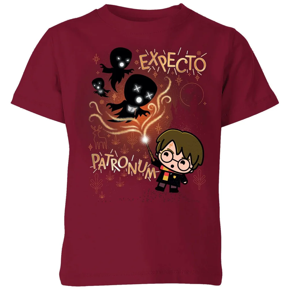 Harry Potter Kids Expecto Patronum Kids' T-Shirt - Burgundy - 3-4 Years Image 1