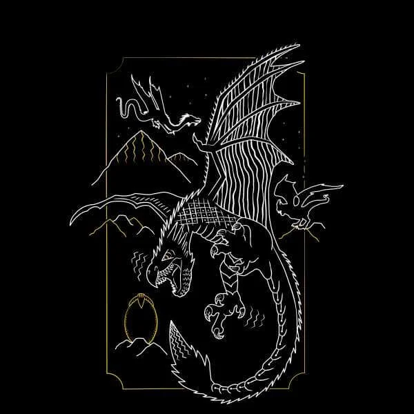 Harry Potter Hungarian Horntail Dragon Sweatshirt - Black