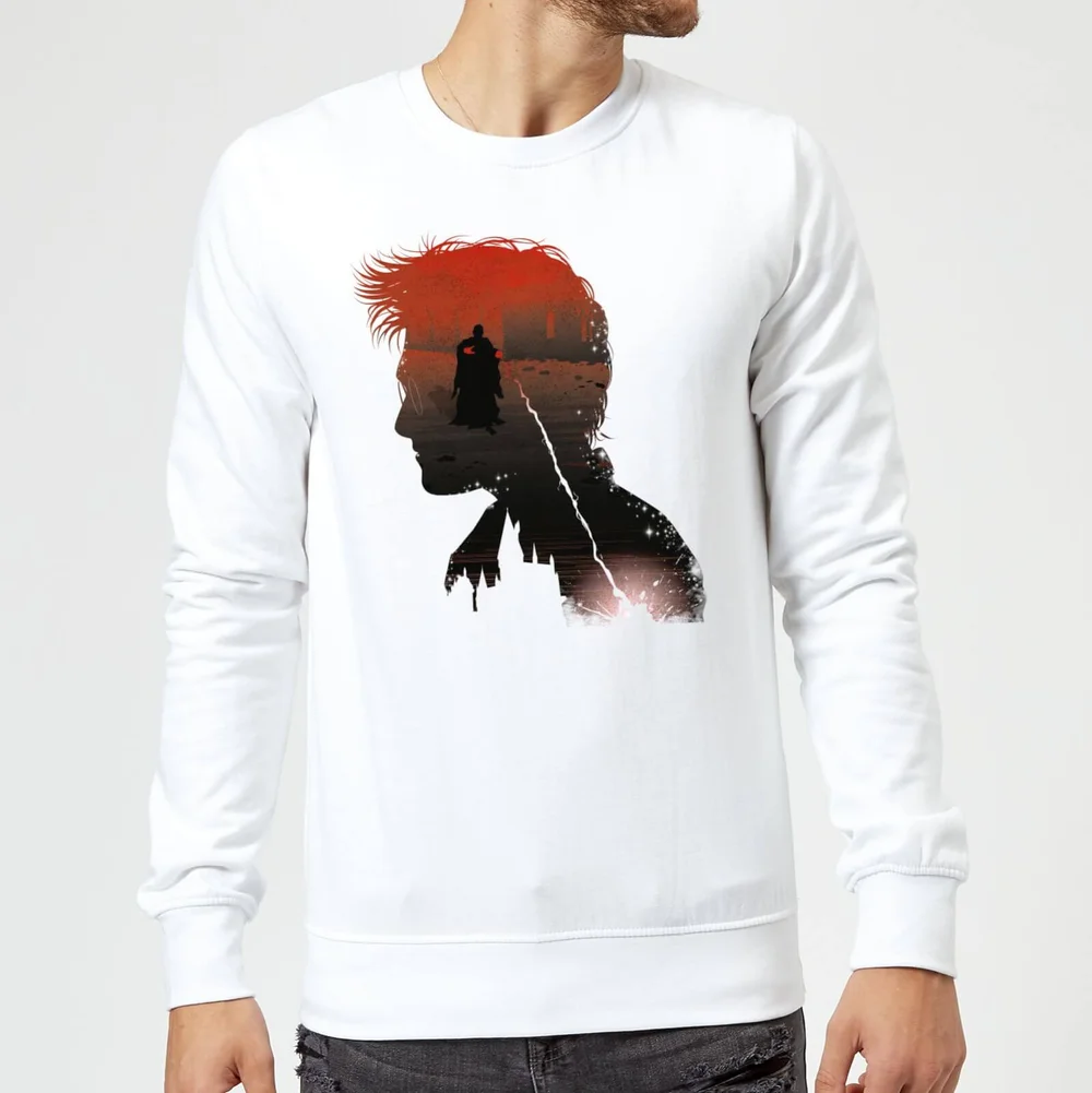 Harry Potter Harry Voldemort Sweatshirt - White - S Image 1