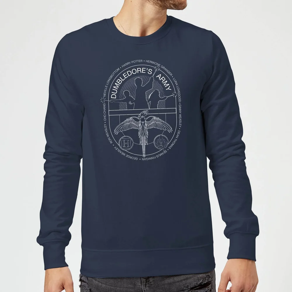 Harry Potter Dumblerdore's Army Sweatshirt - Navy - S Image 1