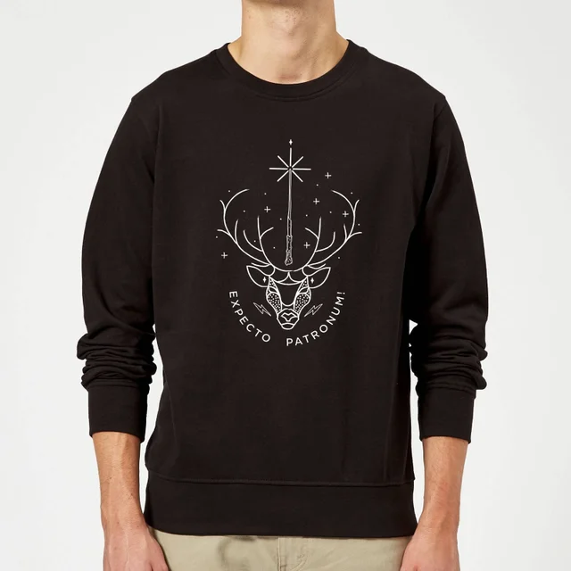 Harry Potter Expecto Patronum Sweatshirt - Black