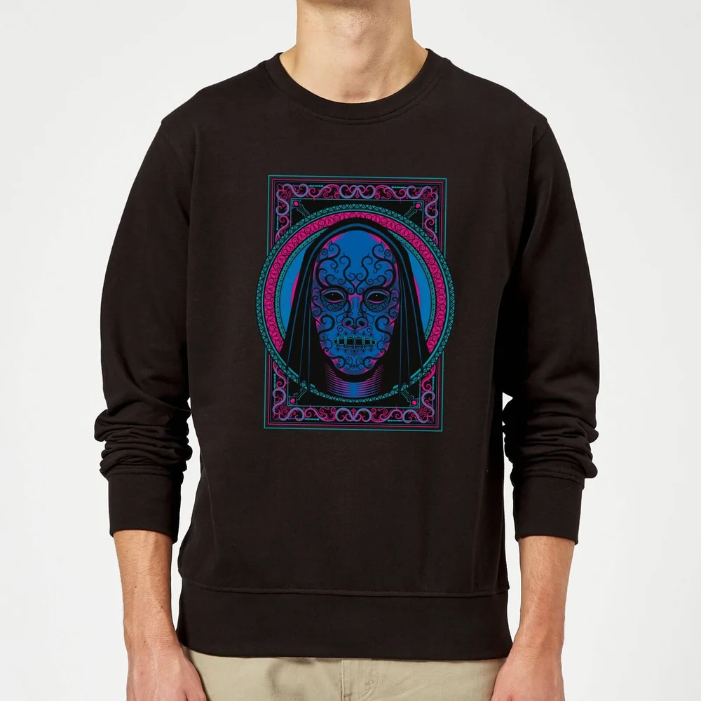 Harry Potter Death Mask Sweatshirt - Black - S Image 1