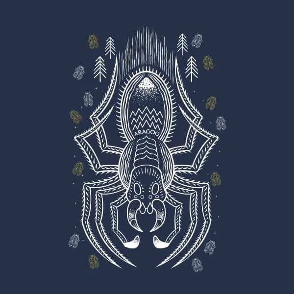 Harry Potter Aragog Men's T-Shirt - Navy