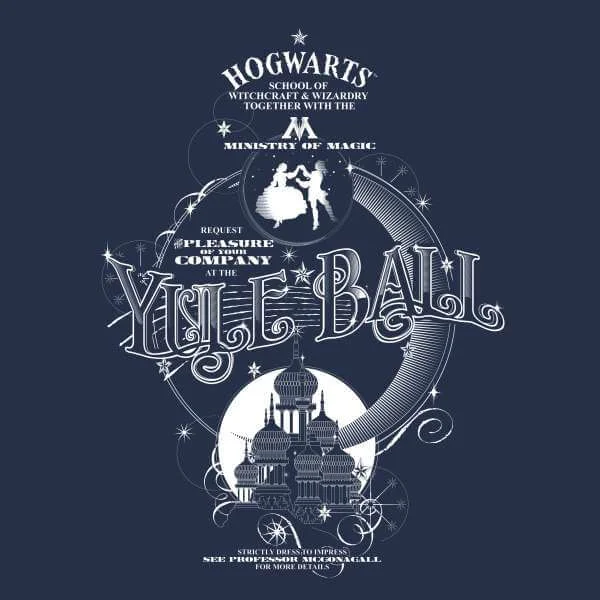 Harry Potter Yule Ball Men's T-Shirt - Navy