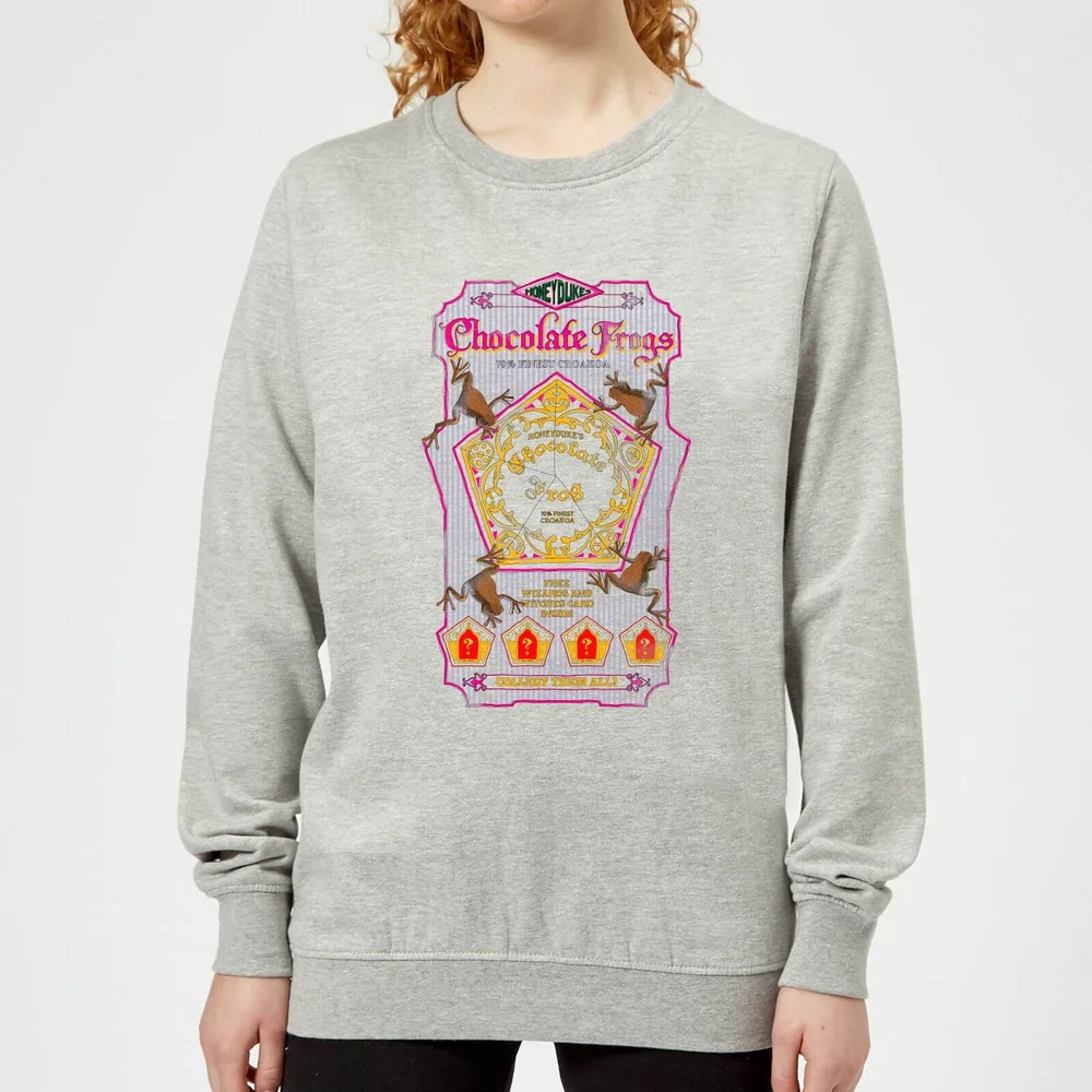 Harry Potter Chocolate Frog Women's Sweatshirt - Grey - 3XL Image 1