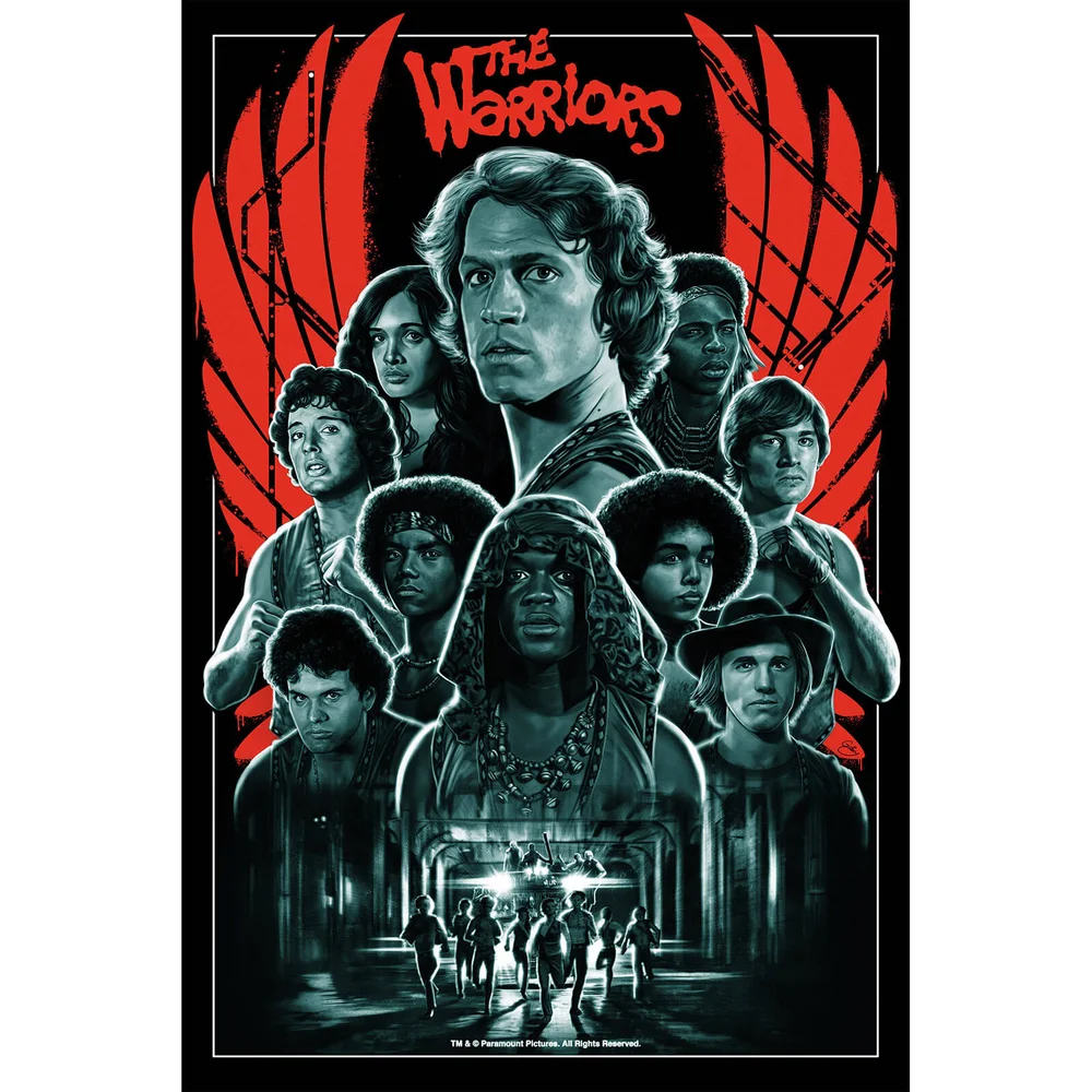 The Warriors '40th Anniversary' Screenprint - Zavvi Exclusive Image 1