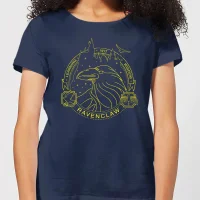 Harry Potter Ravenclaw Raven Badge Women's T-Shirt - Navy - undefined undefined