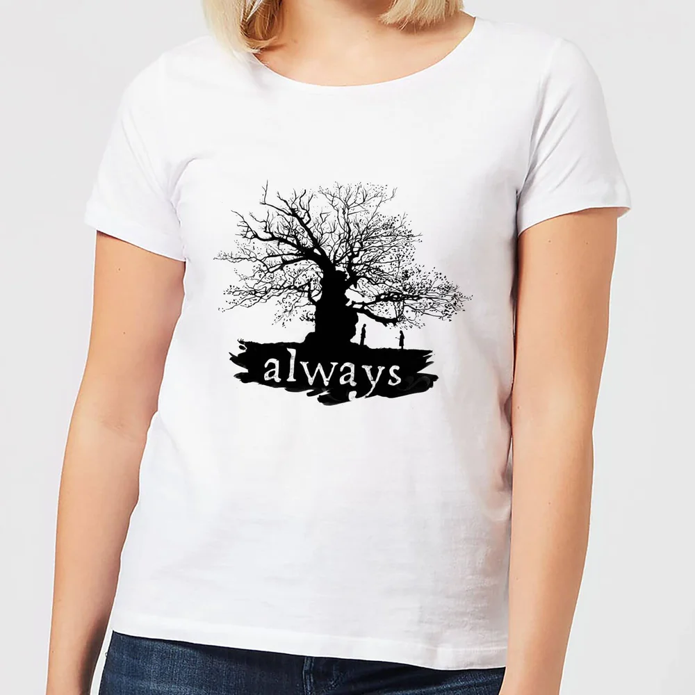 Harry Potter Always Tree Women's T-Shirt - White - XS Image 1