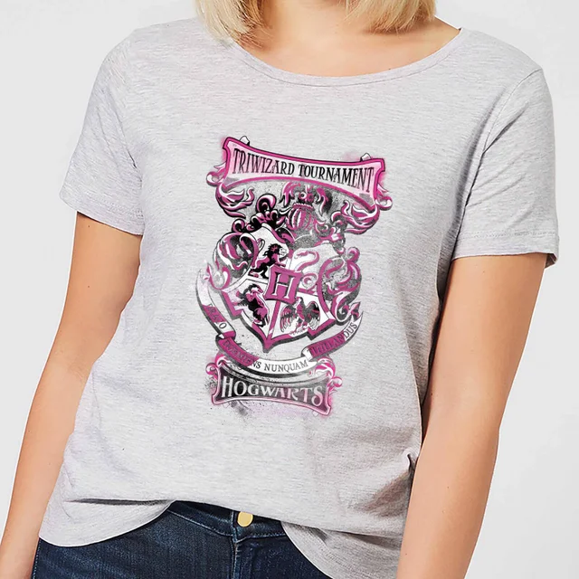 Harry Potter Triwizard Tournament Hogwarts Women's T-Shirt - Grey