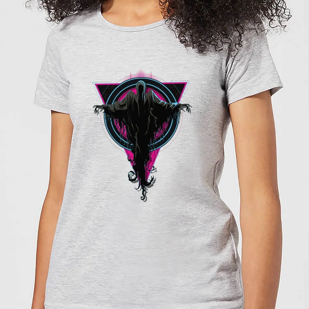 Harry Potter Dementor Neon Women's T-Shirt - Grey - XS Image 1